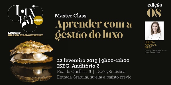 Convite para a masterclass! 